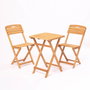 Hanah Home Conjunto de Mesa y Sillas de Jardín My001 en Madera de Haya